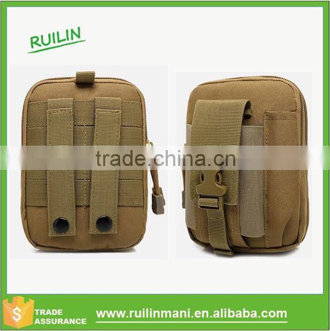 Removable camping 600D Oxford waist bag for men with coin pocket