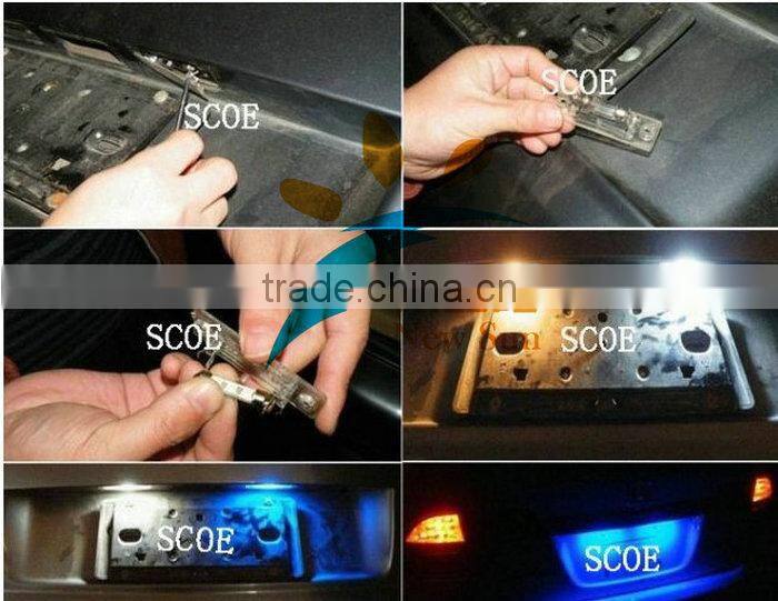 MOQ 20PCS 42mm CANBUS Festoon light 4 LED SMD5050 led dome festoon light white/green/blue/yellow/red Led dome light for Taxi