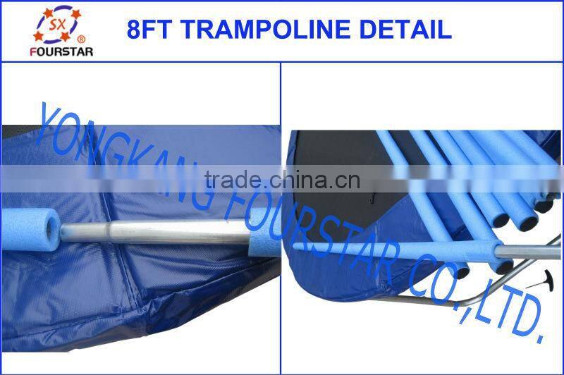 Small Commercial Kids 8FT Trampoline With Safety Net