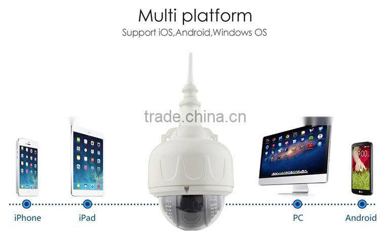 Trade Assurance Supplier ONVIF Waterproof pan tilt 4 optical Zoom cmos dome waterproof security cctv camera