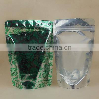 Aluminum foil zipper pouch with window