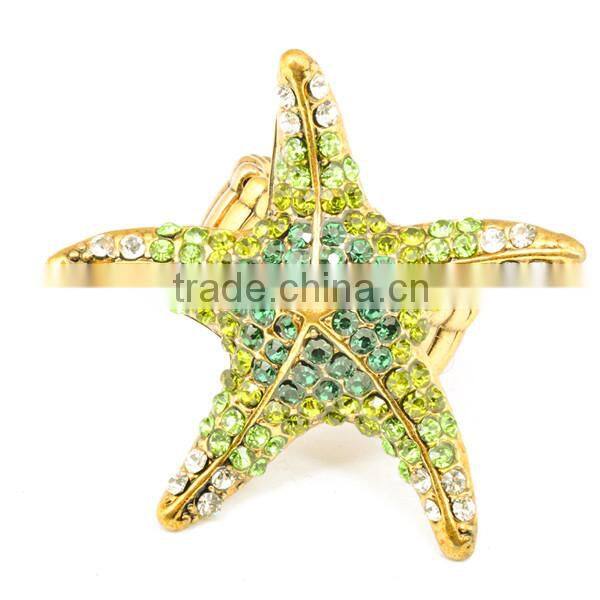 2014 Rhinestone Beads Thin Metal Stainless Steel Charm Bracelet