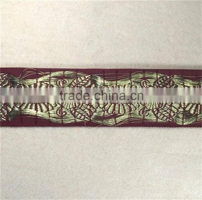 2016 Factory Wholesale Jacquard Ethnic Ribbon Trim