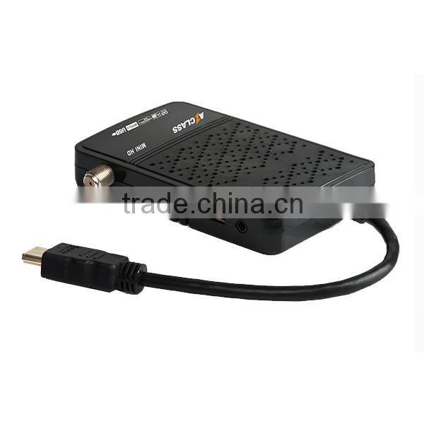 Azclass Mini HD fta satellite receiver decodificador to south america smart tv box free IKS