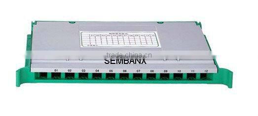 12 core fiber optic splitter tray
