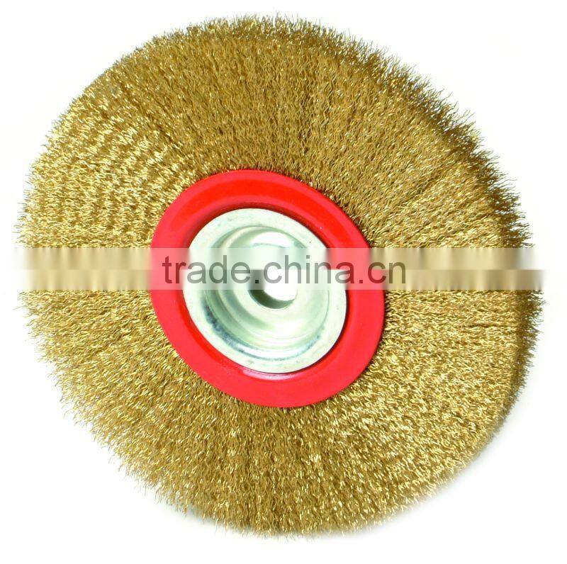 Circular Wire Brush Brass LASER