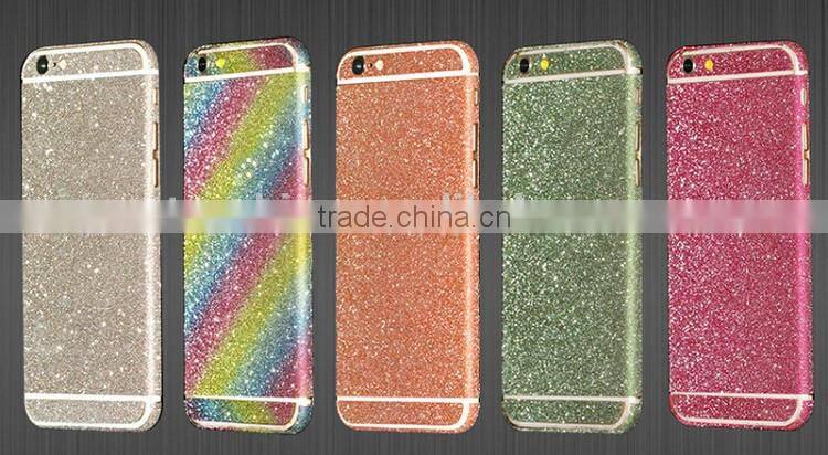 Glitter full body sticker for iPhone 6,for iPhone decal skin sticker