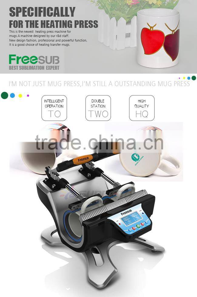 Double-station Mug heat Press Sublimation Machine By Sunmeta Factory (ST-210)