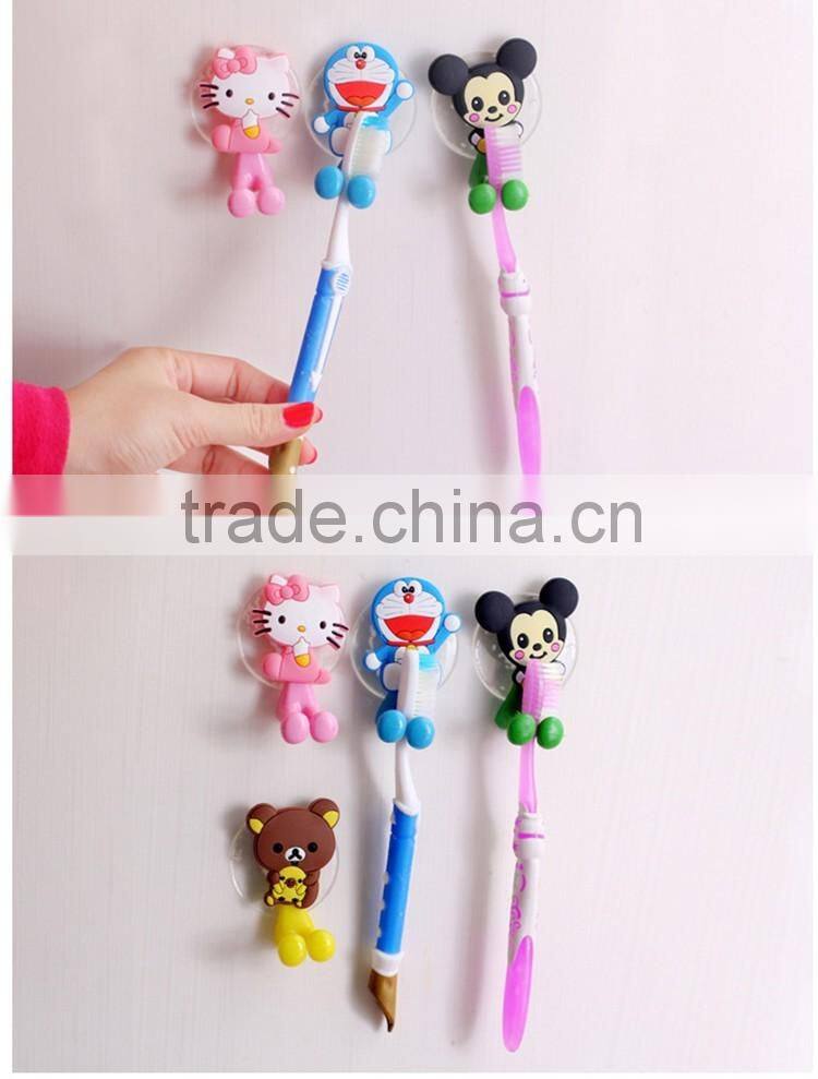 Minions Wall Mounted Silicone Rubber Toothbrush Holder For Kid