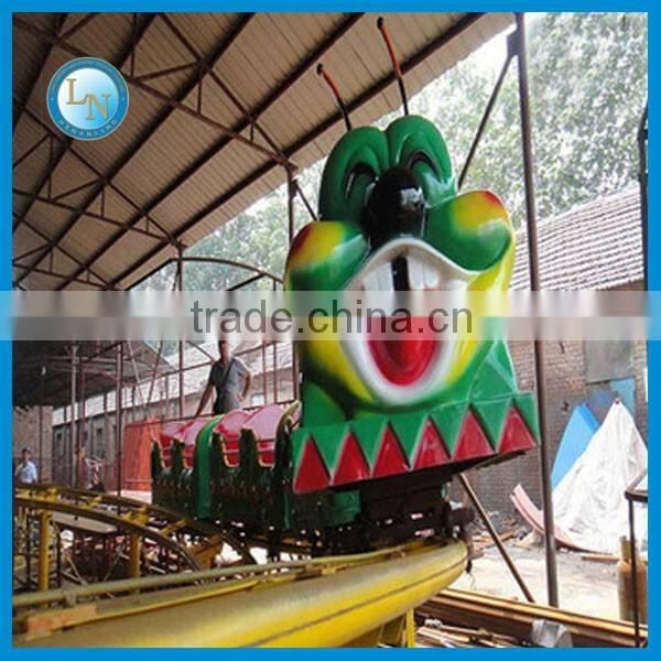 Electrical Design Track Train mini worm roller coaster wacky for sale