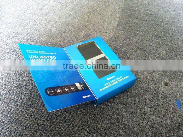 Solar charging bluetooth handfree car kit