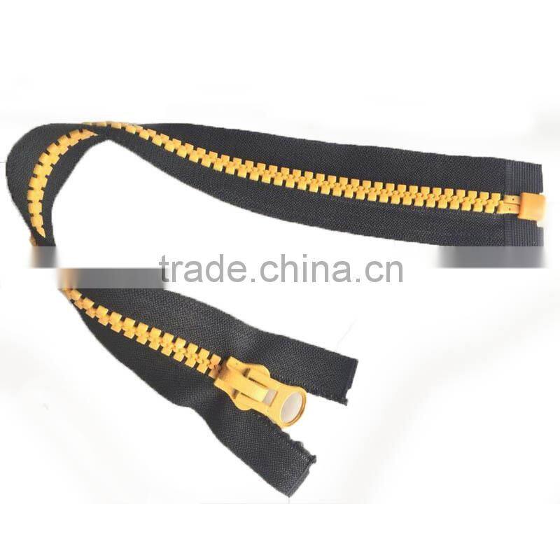 #5 Open end plastic zippers for bags