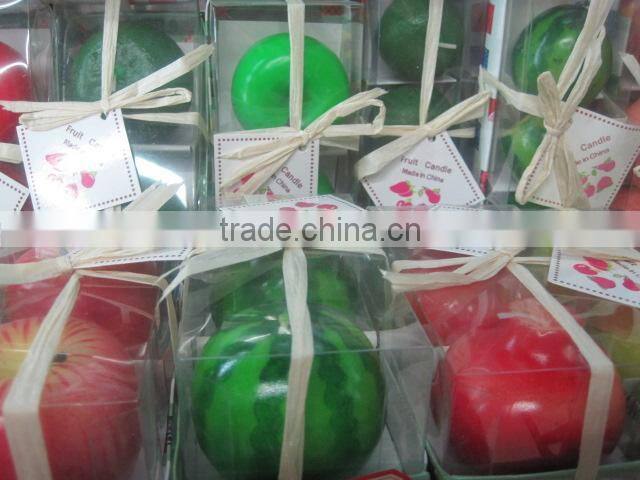 Handicraft fruit candle