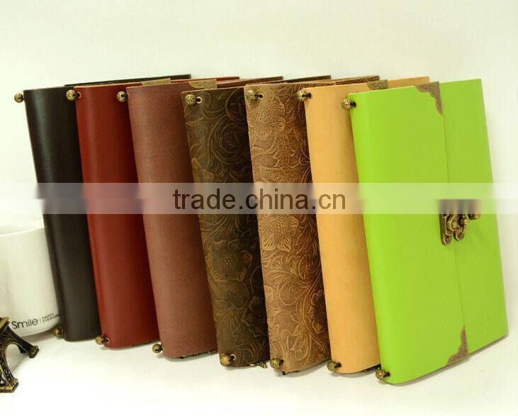 2014 new genunine leather handmade leather notebook