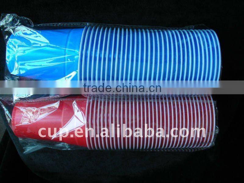 C0977101 9oz(270ml) HIPS disposable plastic PS colored cup
