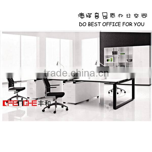 2015 latest wood modern executive desk office table design