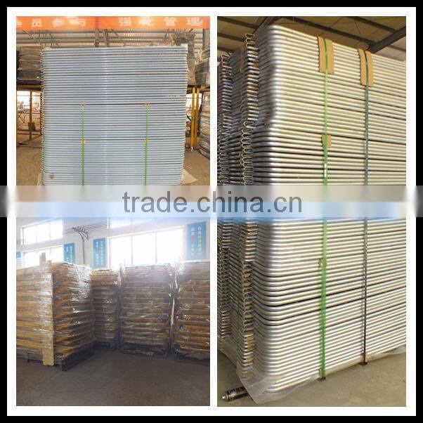 Security crowd control barrier fence/color coated temporary barrier fence