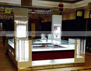 2016 new supply tissot watch kiosk / watch display kiosk in shopping mall