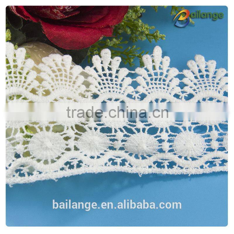 2014 fashion romantic elegant wedding nigeria guipure lace embroidery design for lady
