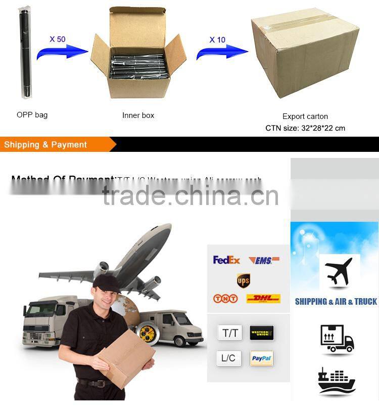 2016 unique plastic ball pen refill with advanced technology