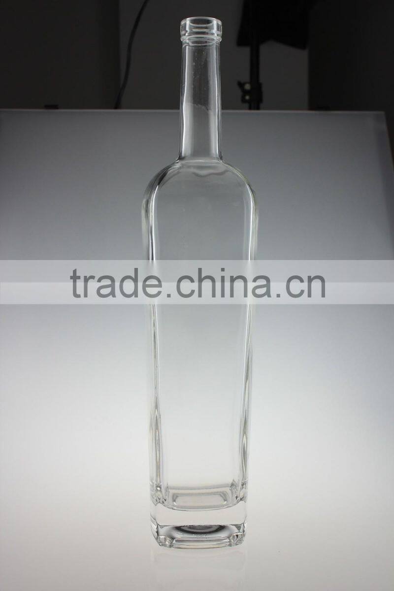 1.75L SQUARE GLASS BOTTLE FOR LIQUOR