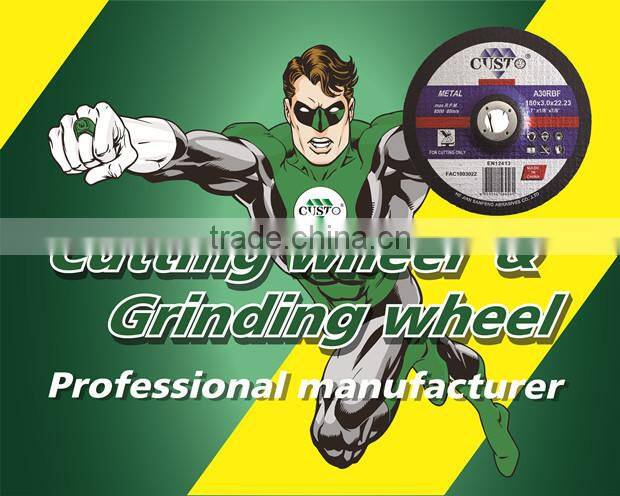 4 inch 100X2.5X16mm China wholesale price T42 steel cutting disc