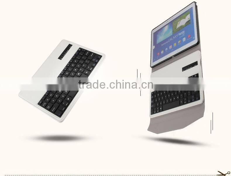 Professional CE ROHS bluetooth keyboard portable with high quality for Samsung NOTE 10.1inch P600/T520-SA206F