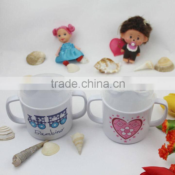 two handle baby melamine mug