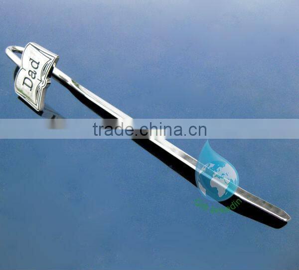 2013 new high quality engraved metal bookmarks