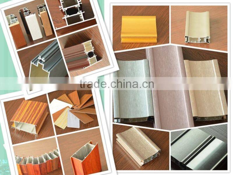 Aluminium curtain wall profiles for glass wall or curtain wall