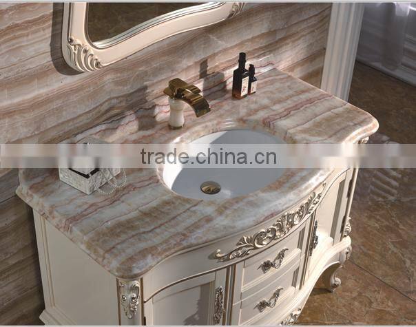 kangchen solid wood,oak wood bathroom cabinet vanity