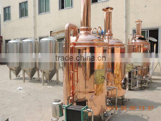 beer equipment made by SUS 304 or red copper/CE and ISO certification