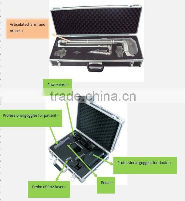 stationary vaginal tighten beauty machine/scar removal fractional co2 laser