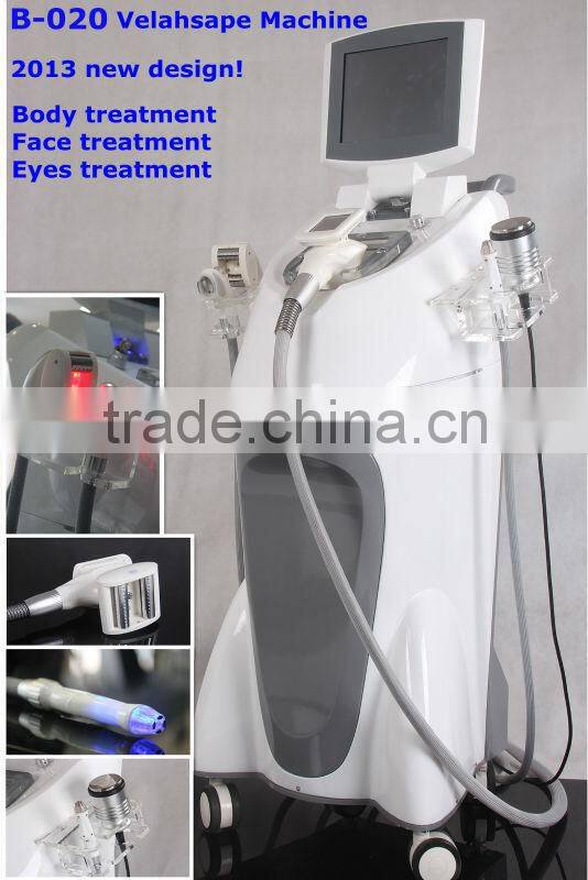 Factory Direct price two vacuum roller rf infared light machine