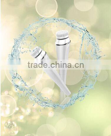 666 360 degree rotation electric facial beauty care tools with acial cleansing Brush