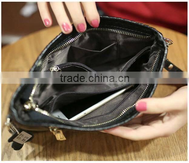 manufacturees customized simple storage cowhide handbag mini shoulder bag