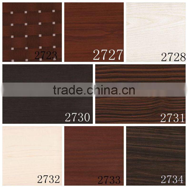 high gloss PVC wood grain film