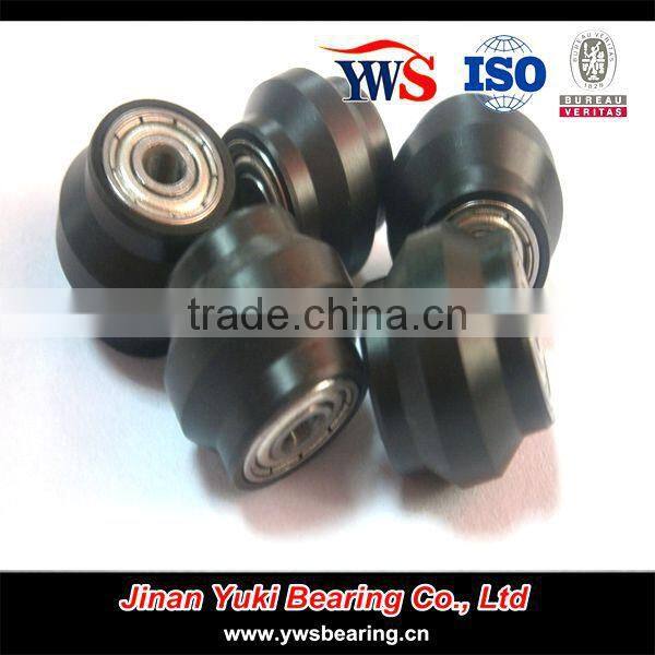 customized 623 v groove rubber coated bearings