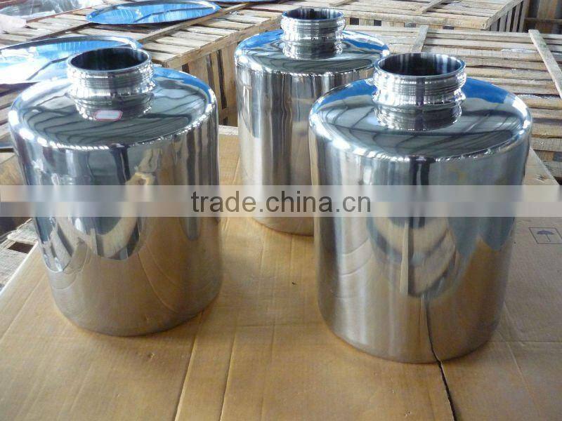 Stainless Steel Threaded Bottle