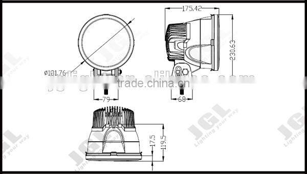 2013 new 65W CREE LEDs work light 65w high intensity CREE LED Driving lamp spot/ flood beam
