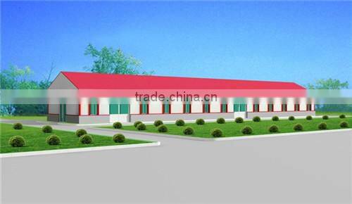 long-span steel structural buildings as motel construction in africa