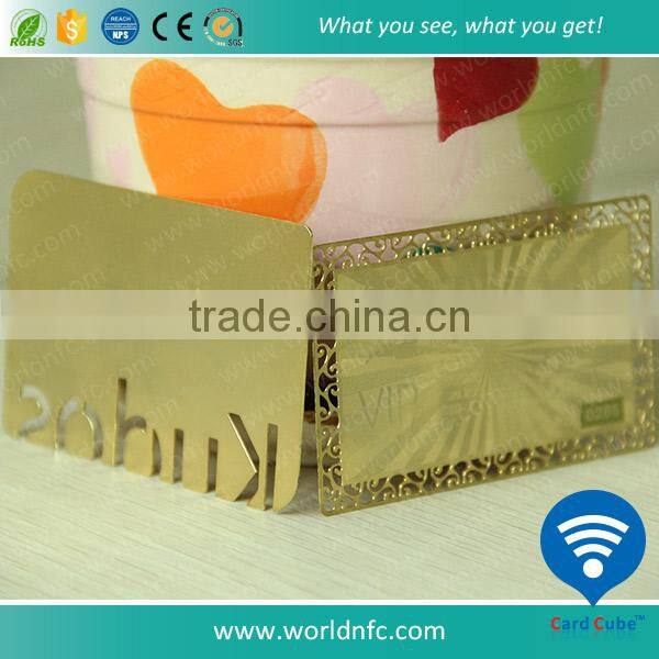 Good Quality Customized Engraved Metal Business Card