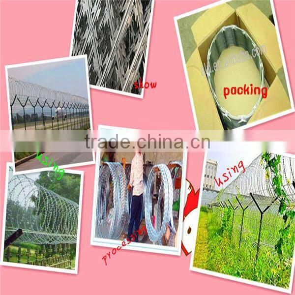 welded razor barbed wire (ISO9001 manufacturer)