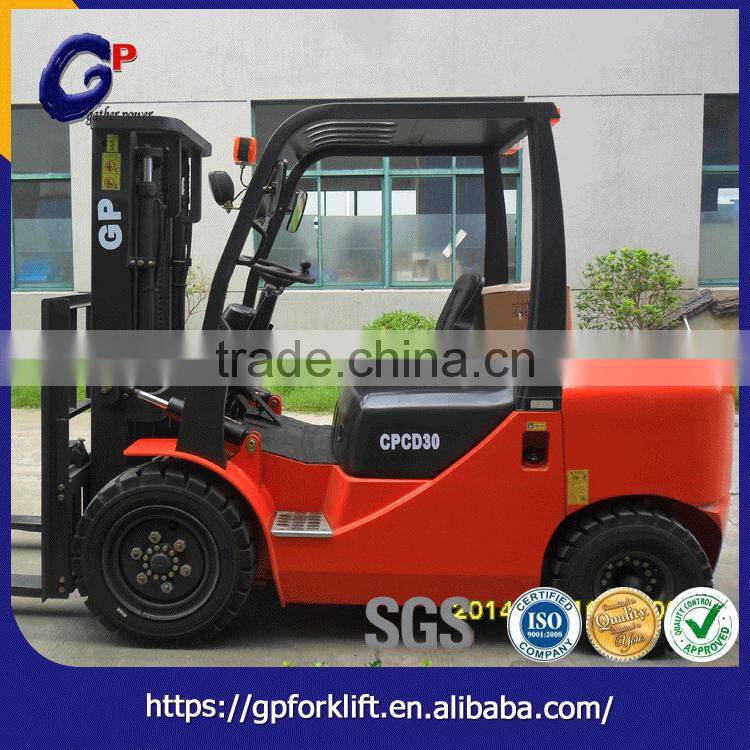 3 ton Diesel forklift for sale mini truck made in china