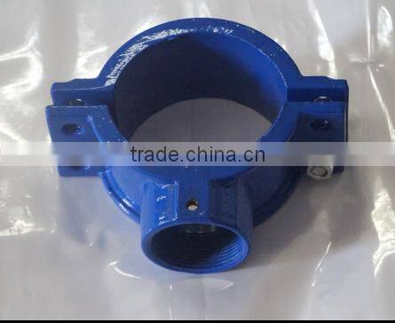 Casting Saddle clamp for PE/PVC pipe