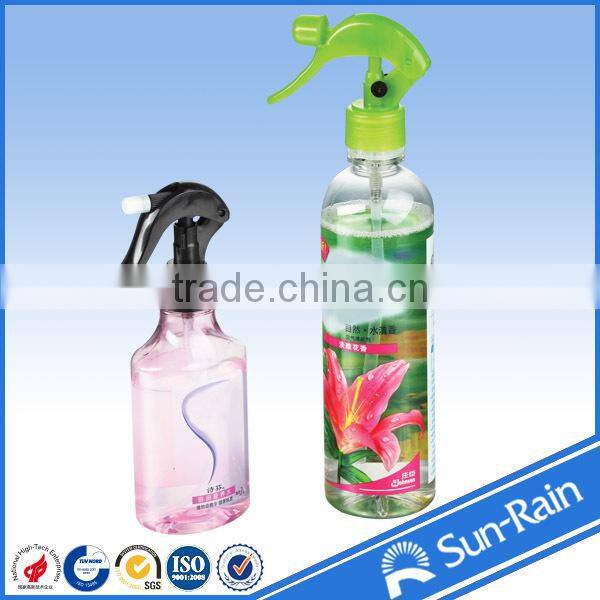 ISO 9001: 500ml of 28/410 closure plastic bottles with trigger sprayer