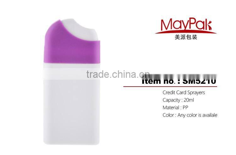 20ml Factory Price Credit Card Sprayer Perfume Bottle