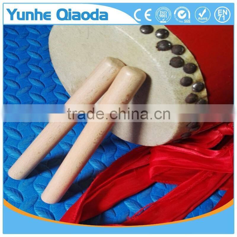 Custom wooden toy musical instrument knock bar Rhythm bar for drums