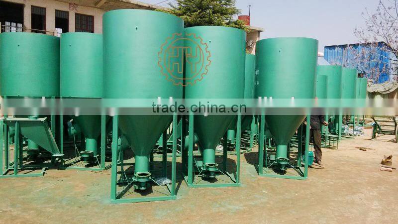 Drum poultry vertical chicken feed mixing machine