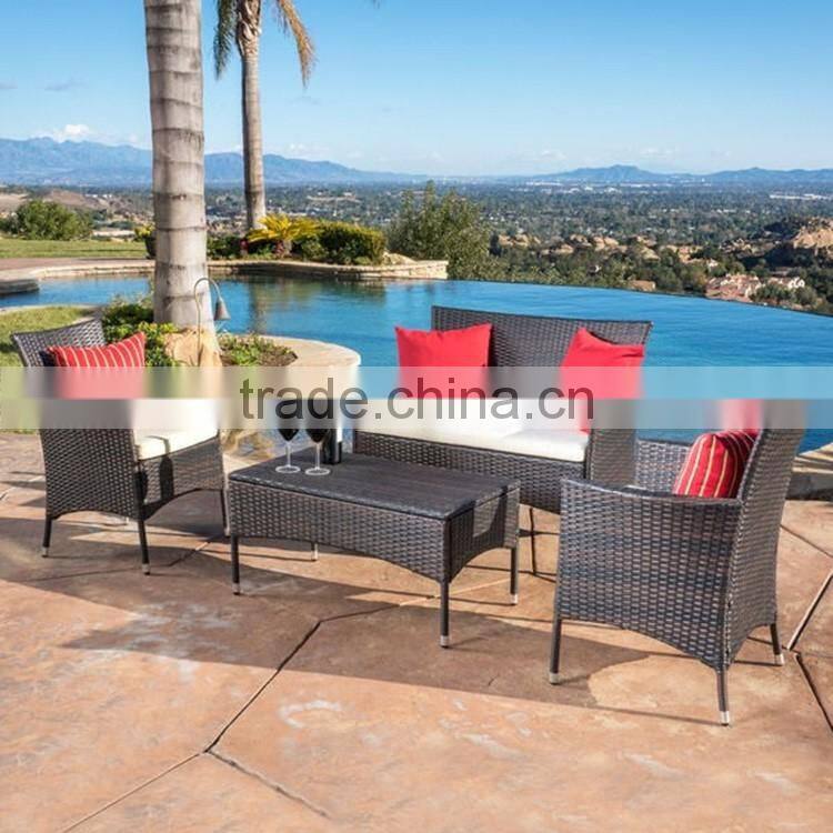 S&D 2016 Popular PE Rattan wicker garden furniture outdoor furniture